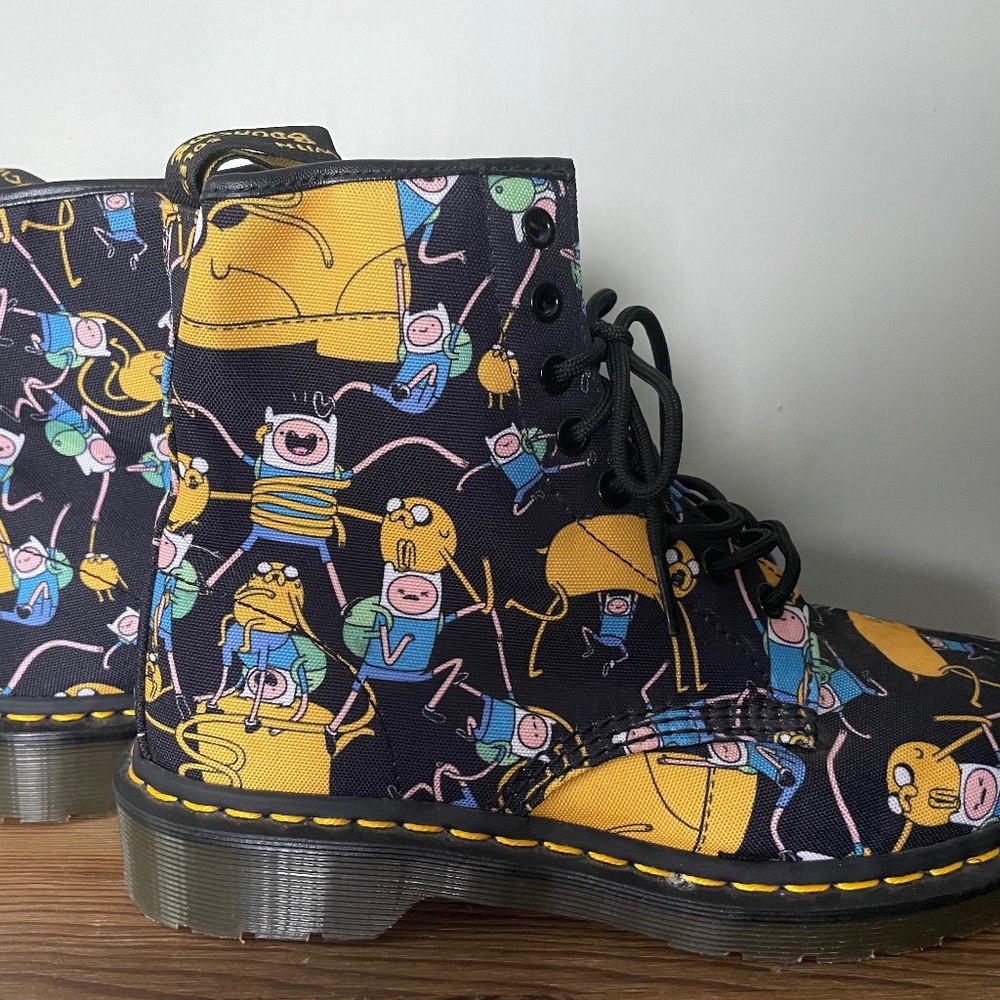 Dr Martens/Adventure Time 1460 Jake Boots Castel Multicolor US Women’s Size 9